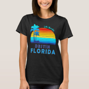 Little Torch Key Destin Florida Retro Tropical Bea T-Shirt