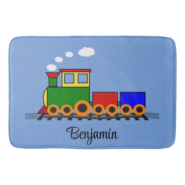 Little Train Bath Mat (Front)