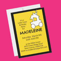 Little Train Birthday Party