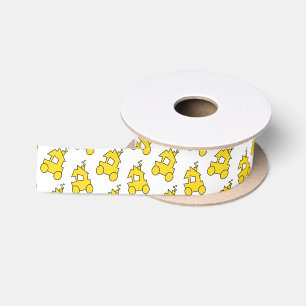 Little Train Birthday Party Satin Ribbon