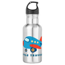 Little Traveler Airplane Water Bottle for Kids