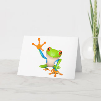 Little tree frog card