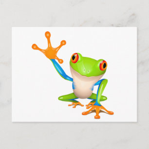 Little tree frog postcard