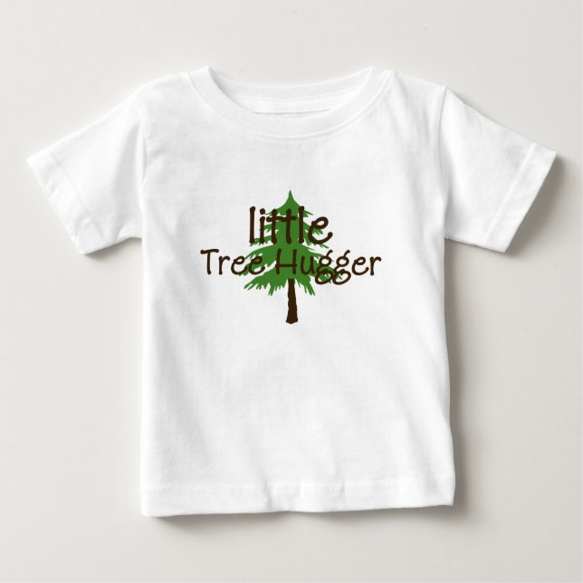 Little Tree Hugger Baby T-Shirt (Front)