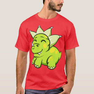 Little Triceratops Cute Dinosaur Children Fun T-Shirt