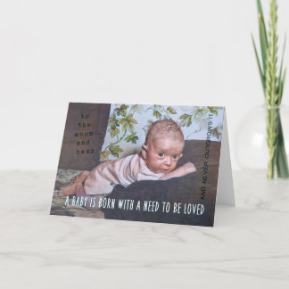 LITTLE TROUBLE Greeting Card