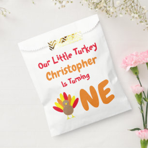 Little Turkey 1st Birthday Favour Bags