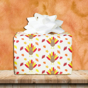 Little Turkey 1st Birthday Wrapping Paper