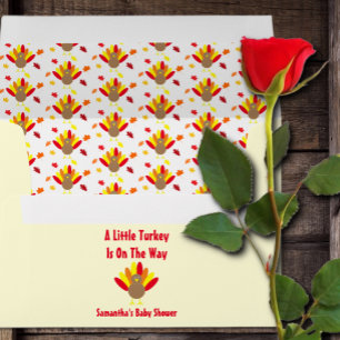 Little Turkey On The Way Envelope