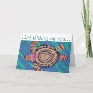 Little Turtle with Many Spots Card