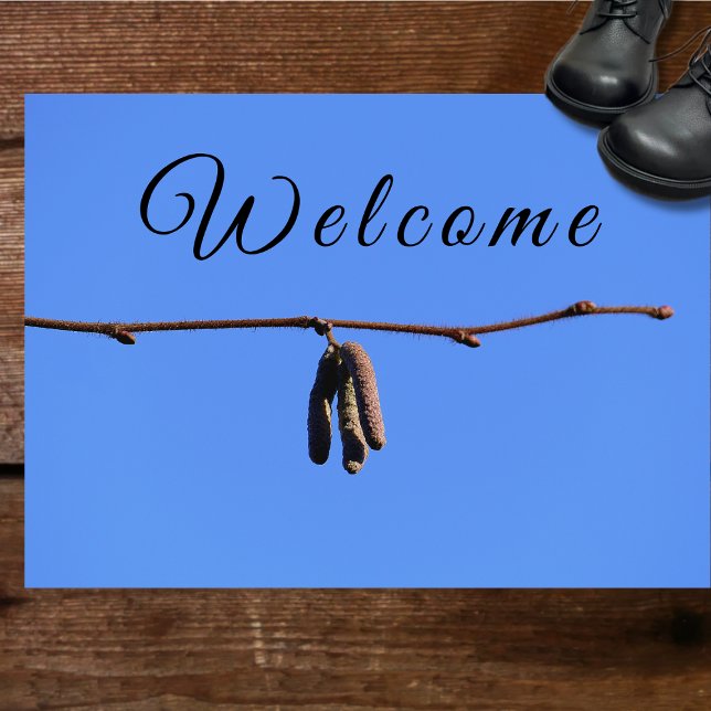 Little Twig on Blue Sky Doormat (Creator Uploaded)