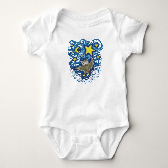 Little Twinkle Star Baby Bodysuit (Front)