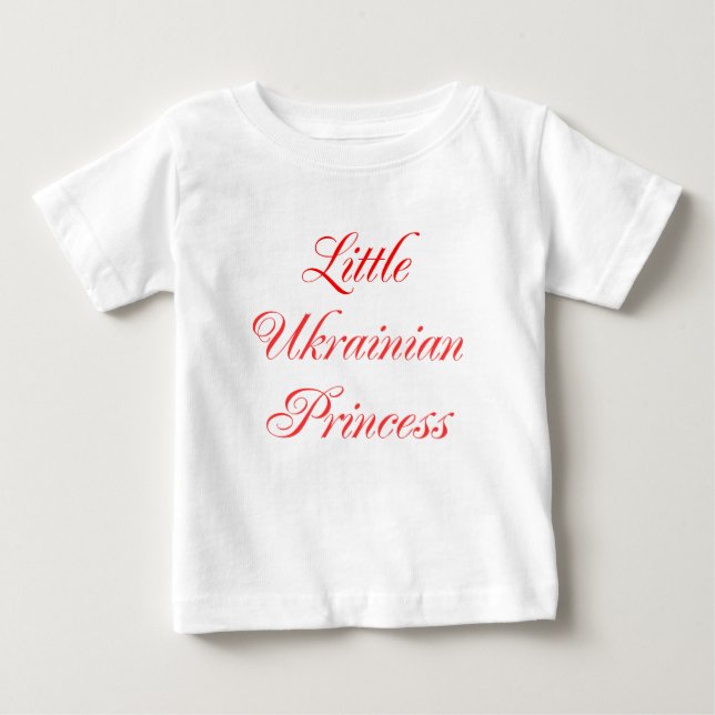 Little Ukrainian Princess Baby T-Shirt (Front)