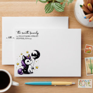 Little Unicorn Baby Shower Envelope