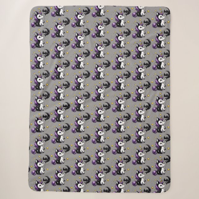 Little Unicorn Sherpa Blanket (Front)