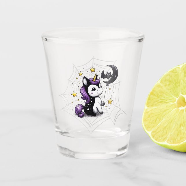 Little Unicorn Shot Glass (Front)