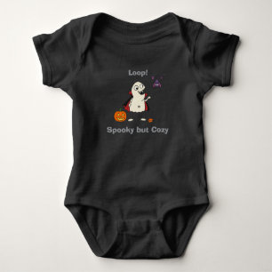 Little Vampire Big Appetite Baby Ghost Bodysuit