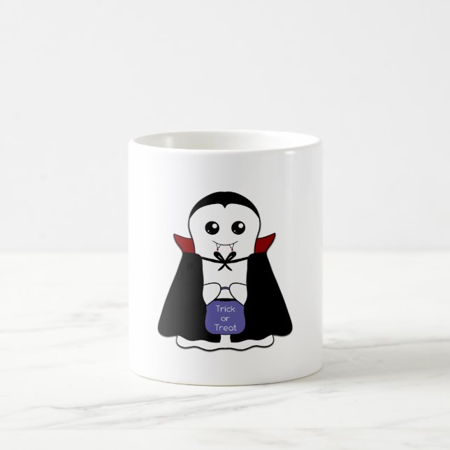 Little Vampire Ghost Coffee Mug (Center)