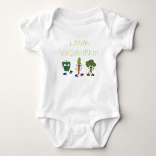 Little Vegetarian Baby Bodysuit