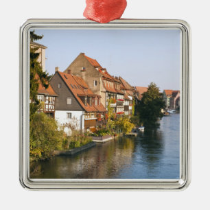 Little Venice (Klein Venedig) and River Regnitz Metal Tree Decoration