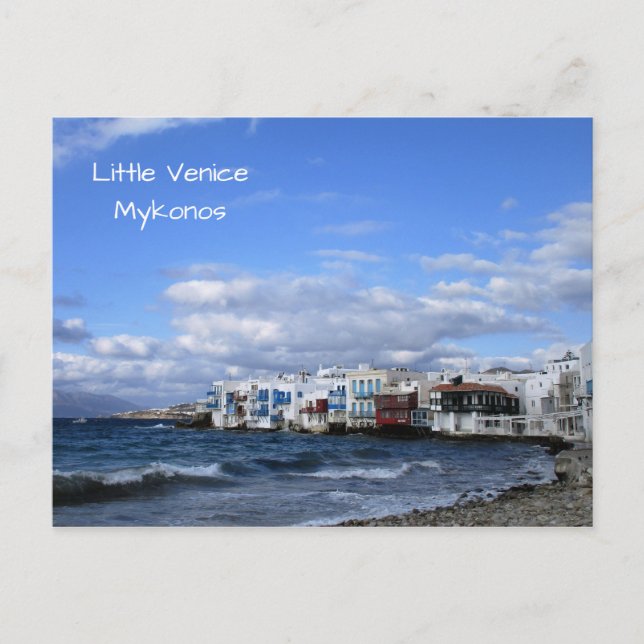 Little Venice, Mykonos Postcard (Front)