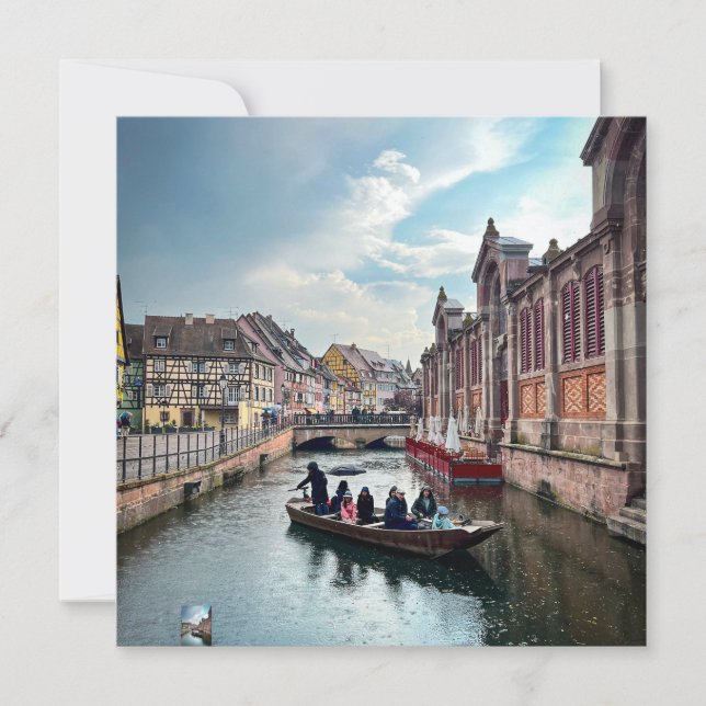 Little Venice River Boat          Invitation (Front)