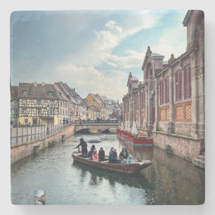Little Venice River Boat             Stone Coaster