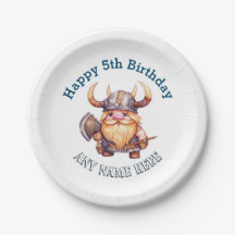 Little Viking Birthday  - Any Age Or Name