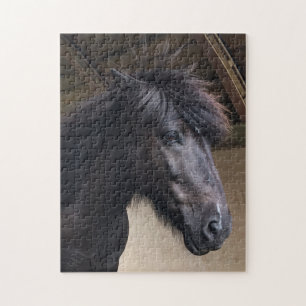 Little Viking Horse Noble Head Jigsaw Puzzle
