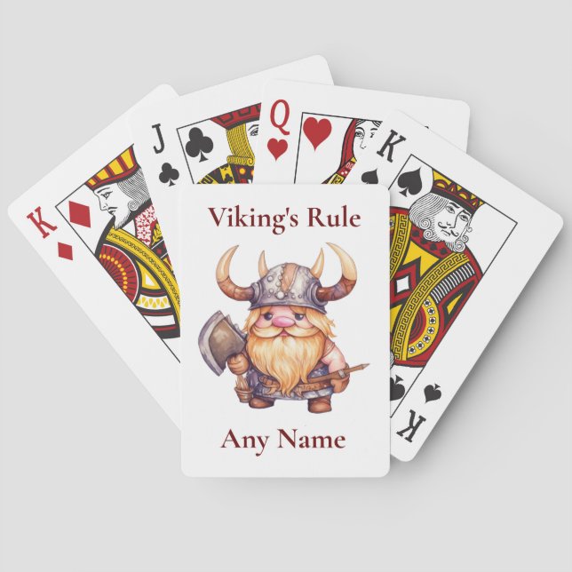 Little Viking Playing Cards (Back)