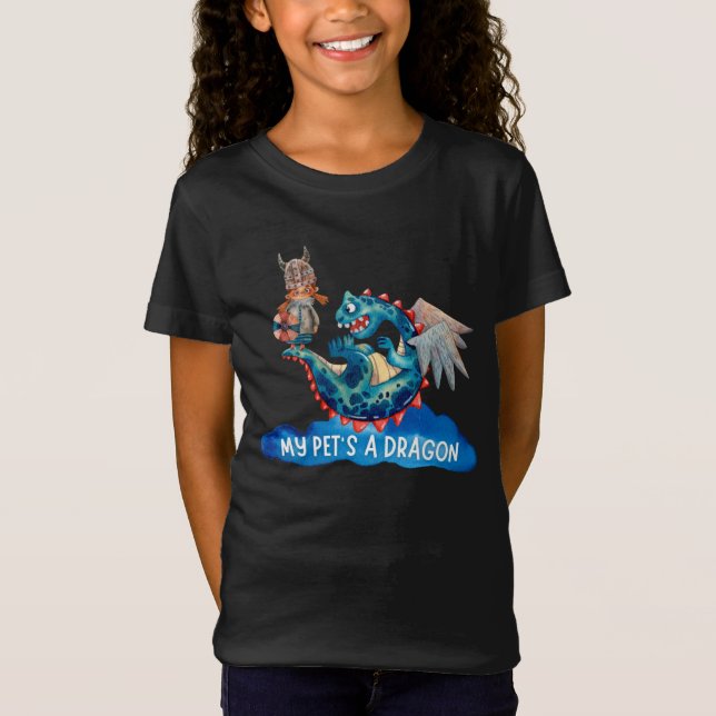 Little Vikings: My Pet's A Dragon T-Shirt (Front)