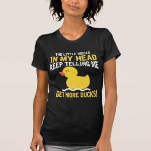 Little Voices in my Head Rubber Duck Lover Farmer T-Shirt
