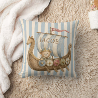 Little Warior Viking Ship Baby Nursery Cushion