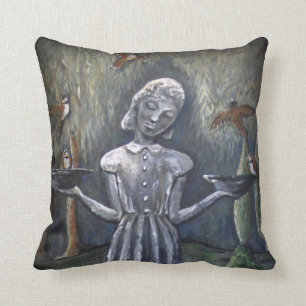 Little Wendy ~ Bird Girl Cushion