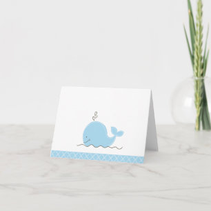 Little Whale Customised Note Card