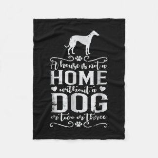 Little Whippet lovers Fleece Blanket