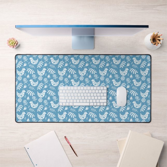 Little White Birds  Desk Mat (Office 1)
