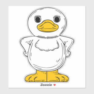 Little White Duck Standing Thunder_Cove