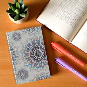 Little White Floral Fallen Notebook