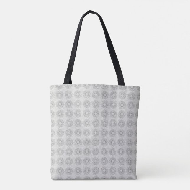 Little white floral fallen to the rural pattern tote bag (Back)