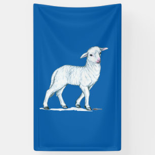 Little White Lamb Banner