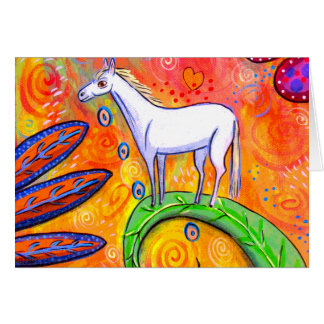 Little White Magic Horse