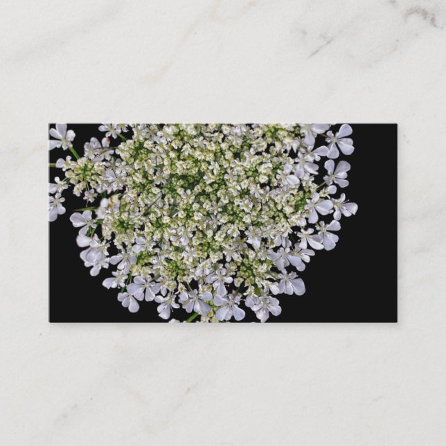 little white petals  business card (Front)