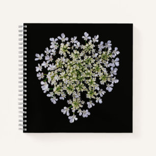 little white petals notebook