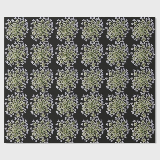 little white petals  wrapping paper (Flat)