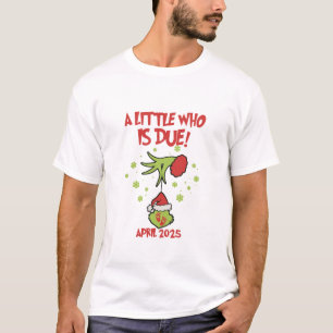 Little Who Is Due Vintage Witch Xmas Retro Santa   T-Shirt