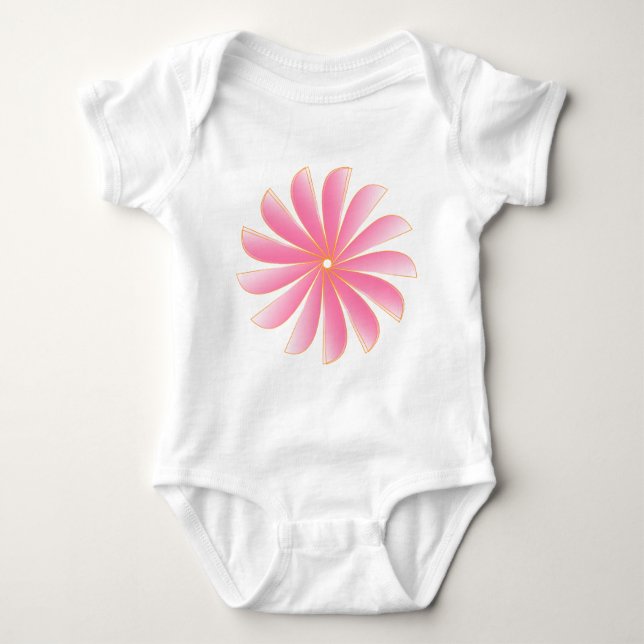 Little Wild Flower,Baby Bodysuit (Front)