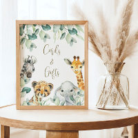 Little Wild One Safari Baby Shower Cards & Gifts