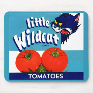Little Wildcat tomatoes crate label Mouse Pad