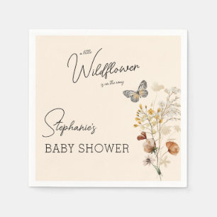 Little Wildflower Baby Shower Napkin